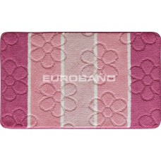 Коврик для ванной EUROBANO STRIPE 60*100 Маргаритки