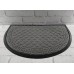 Коврик придверный влаговпитывающий полукруглый 40*60 серый Коврик придверный влаговпитывающий полукруглый 40*60 серый